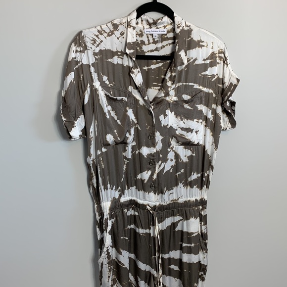 Young Fabulous and Broke Truman Short Sleeve Jumpsuit Size Small - Picture 4 of 16